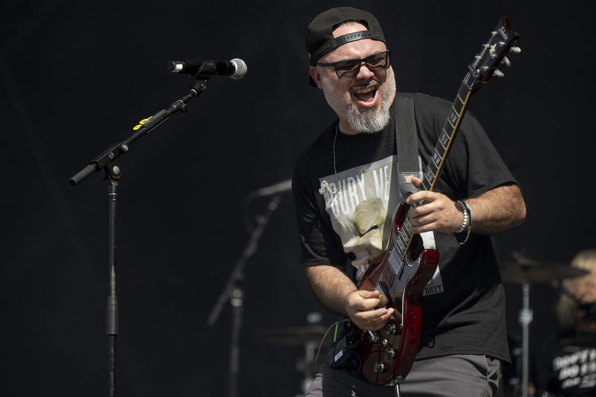 Oleander performs at Aftershock at Discovery Park in Sacramento on Sunday, Oct. 4, 2026.